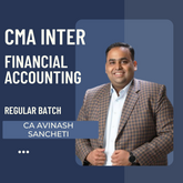 CMA Inter Financial Accounting | Regular Batch By CA CS Avinash Sancheti | For June 26 Exams
